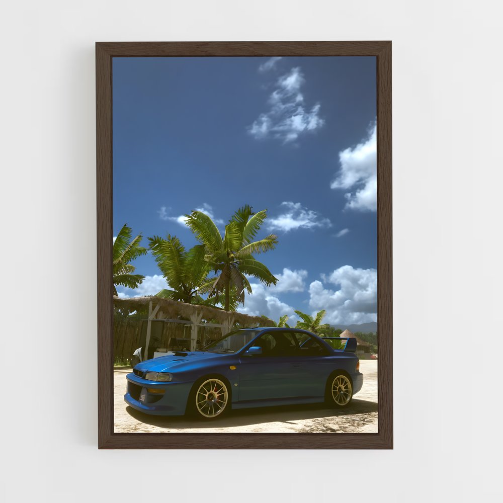 Poster Impreza b sti magnifique – affiche Subaru (vue 5)
